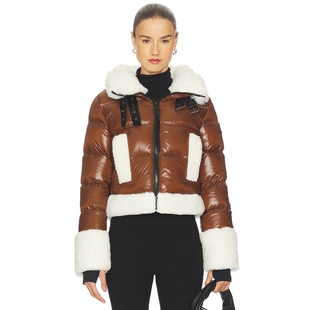 HALLIE 休闲风REVOLVE小众新款 夹克 美式 棕色 SAM.