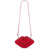 SIMONMILLER 红色REVOLVE小众新款 LIP 水晶手拿包