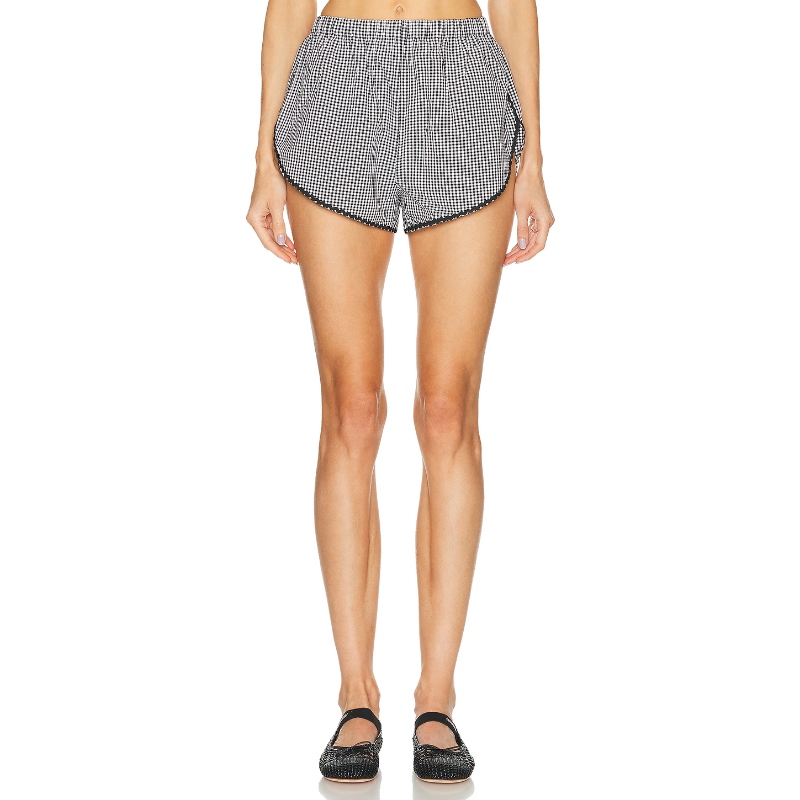 Solid & Striped LESTER 短裤 黑色 运动复古风REVOLVE小众新款