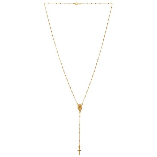 Natalie B Jewelry 罗马念珠项链金属金色REVOLVE小众