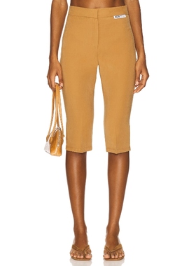 [冬季新品]GCDS Cupro 棕黄色美式休闲风REVOLVE