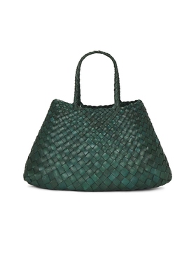 Dragon Diffusion 单肩包深绿色编织度假风手提包REVOLVE小众新款