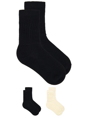 [冬季新品]Stems SOCKS 短袜 黑色、白色REVOLVE小众