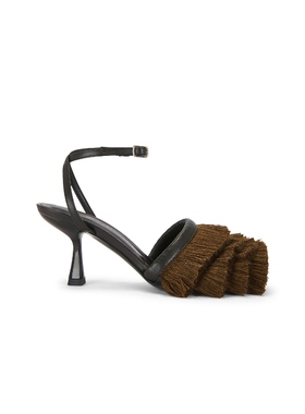 Christopher Esber CASTANET 高跟 巧克力色女款REVOLVE小众新款