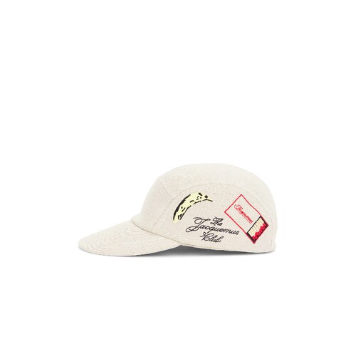 JACQUEMUS LA CASQUETTE 鸭舌帽 米色REVOLVE小众新款