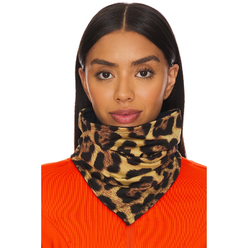 Goldbergh 戈德堡 Ocelot Jaguar Neckwarmer 棕色REVOLVE小众新