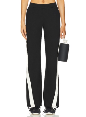 [春季新品]THE UPSIDE PETRA 喇叭口长裤 黑色运动复古风REVOLVE