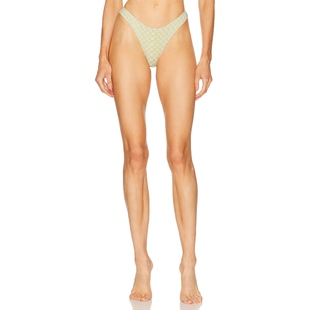 [春季新品]Heavy Manners 比基尼泳裤 黄色REVOLVE小众新款