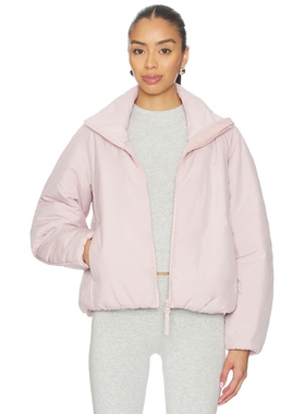 Beyond Yoga WARM UP 蓬蓬感夹克 粉色REVOLVE小众新款