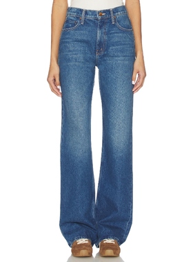 MOTHER MIXER 阔腿 蓝色 美式复古风REVOLVE小众新款