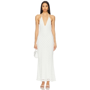 [冬季新品]Bardot 白色礼服裙REVOLVE小众