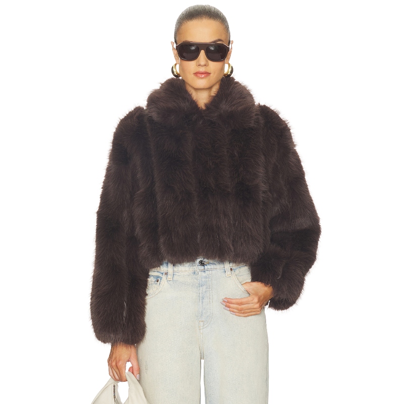 Line & Dot JAX 夹克 棕色 美式休闲风REVOLVE小众新款