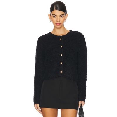 [春季新品]ASTR the Label MYRTLE毛衣黑色羊毛衫REVOLVE冬季保暖