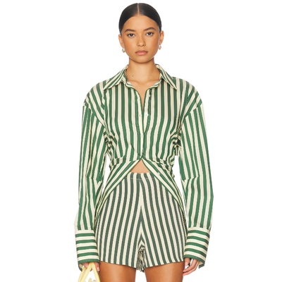 SIMONMILLER 上装 绿色REVOLVE小众新款