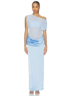 Amanda Uprichard OLANDRIA 中长款连衣裙 26春夏新品 revolve小