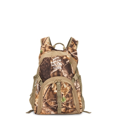 Anti Social Social Club 双肩背包棕色复古休闲REVOLVE小众新款