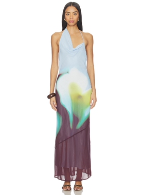 SOVERE ZINNIA 裙子 revolve小众新款 蓝色、紫色