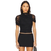 EVIANNA简约风黑色短款 上衣REVOLVE Amanda Uprichard 春季 新品