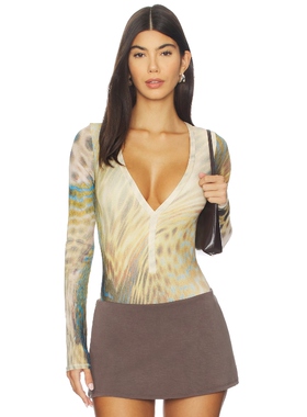 [春季新品]AFRM HARRIS 紧身服y2k辣妹修身型长袖内搭连体裤REVOL