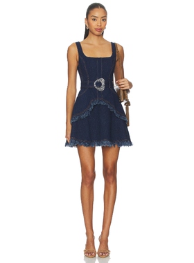 [春季新品]Alexis MACEY 裙子 蓝色REVOLVE小众