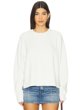 【海外直邮】Free People SPRING STREET套衫白色REVOLVE冬季保暖