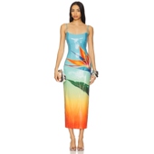 The Blue Label 中长款 Runaway Baby KYRA 连衣裙 OrangeREVOLVE