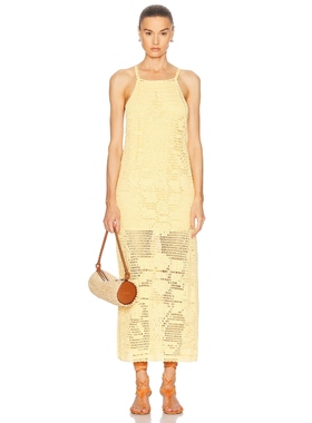 All That Remains LUCA 针织连衣裙保暖黄色REVOLVE小众新款