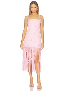 SIMKHAI JULIANA 中长款连衣裙 revolve小众新款