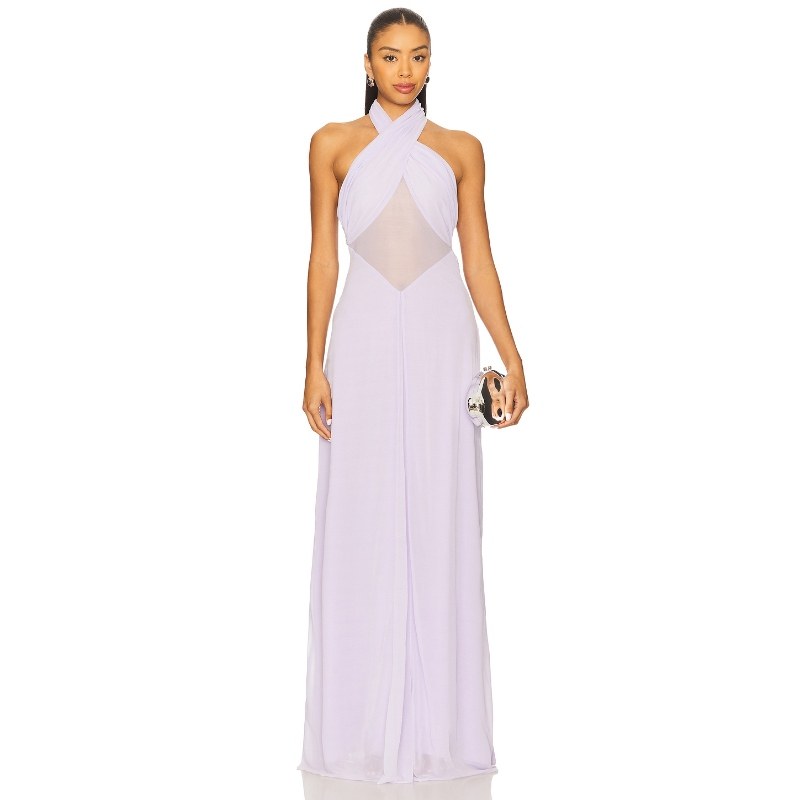 MISHA THE PIPPA 裙子 紫色REVOLVE小众新款