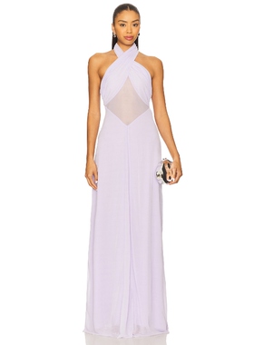 MISHA THE PIPPA 裙子 紫色REVOLVE小众新款