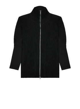 [春季新品]Homme Plisse Issey Miyake 夹克 黑色REVOLVE冬季保暖