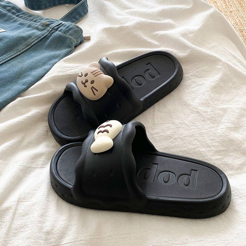 可爱小猫小鱼女士夏天居