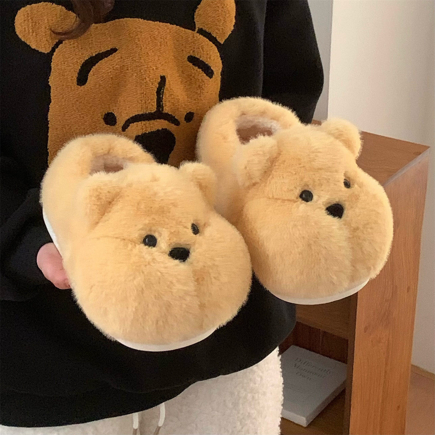 软萌小胖熊软底ins保暖棉