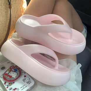 6cm厚底人字拖鞋女款夏季外穿增高EVA新款沙滩踩屎感夹角凉拖女士