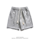 宽松百搭休闲短裤 WHXS日系纯色设计感抽绳运动五分裤 子男夏季