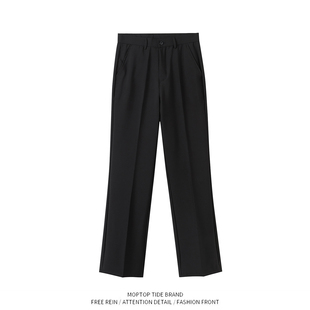 长裤 休闲潮流西裤 男宽松直筒潮牌垂感西装 子男士 男 裤 春秋阔腿西裤