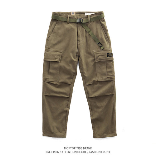 【限时优惠】直筒工装裤男