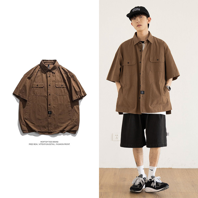 【限时优惠】复古工装衬衫