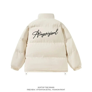 WH先生潮牌棉服男加厚冬季 情侣面包服arty防寒服棉袄女 外套男款