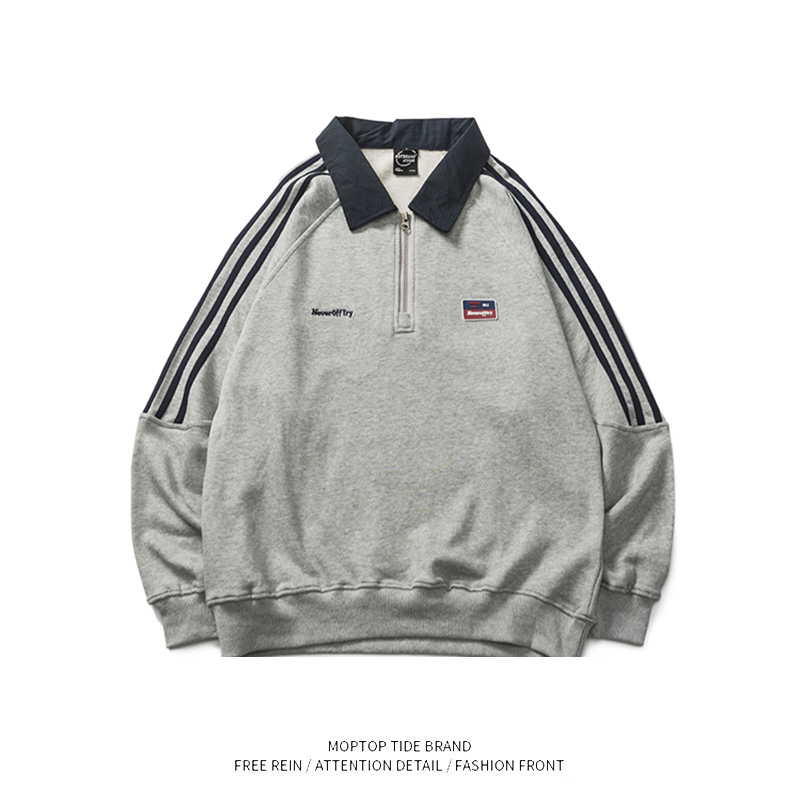 【限时优惠】复古套头卫衣男