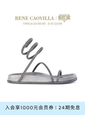 RENE CAOVILLA GISELE系列水钻女士厚底凉鞋