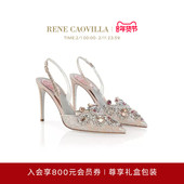 VENEZIANA系列蕾丝水钻女士高跟鞋 CAOVILLA 礼物 RENE