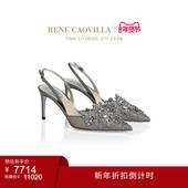 VENEZIANA系列水钻露跟高跟鞋 CAOVILLA 折扣倒计时 RENE
