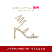 CINDERELLA系列尖头水钻女士高跟凉鞋 CAOVILLA 礼物 RENE