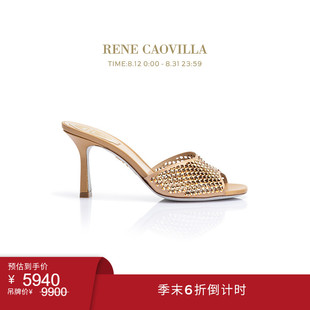 GINGER系列水钻女士高跟凉鞋 折扣倒计时 RENE CAOVILLA
