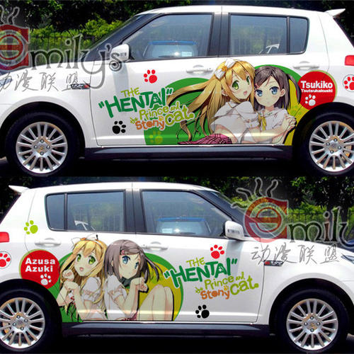 KT063痛车拉花整车贴支持定制