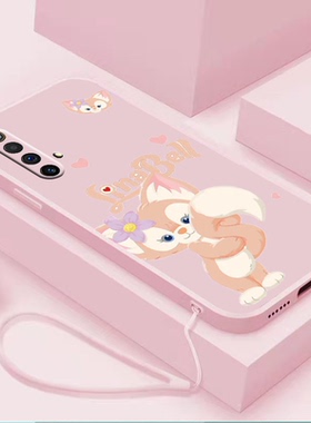 可爱玲娜贝儿oppoRealmex50手机壳女款真我x50pro卡通realmex7液态硅胶x7pro软壳挂绳全包镜头防摔保护套超薄