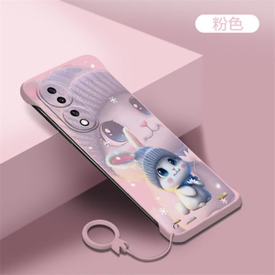 適用于華為榮耀80手機(jī)殼80se兔年80pro無邊框70磨砂70pro散熱60se超薄60pro半包50SE可愛50ori少女新款 硬殼套