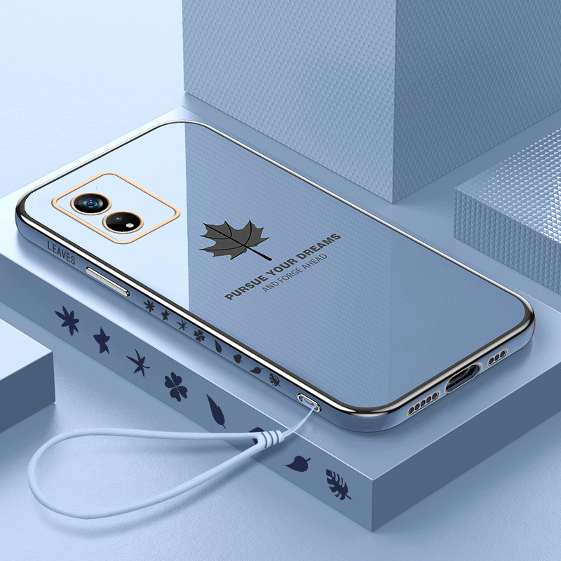 a97手机壳枫叶简约高级钢化膜