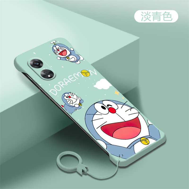 多啦a梦适用oppoa58手机壳r17卡通r15梦境版无边框r15x磨砂k9s散热k9pro超薄a1pro男k5女k3情侣k1可爱新款套
